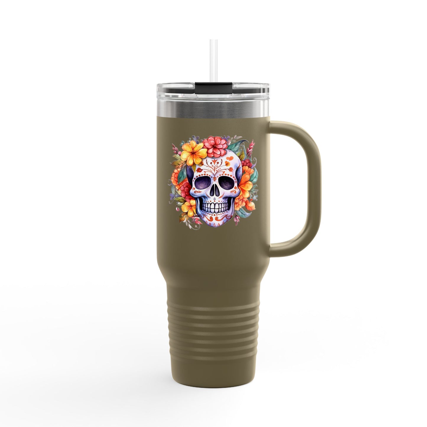 Calavera Insulated Travel Mug, 40oz