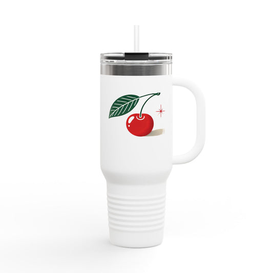 Cherry Insulated Travel Mug, 40oz