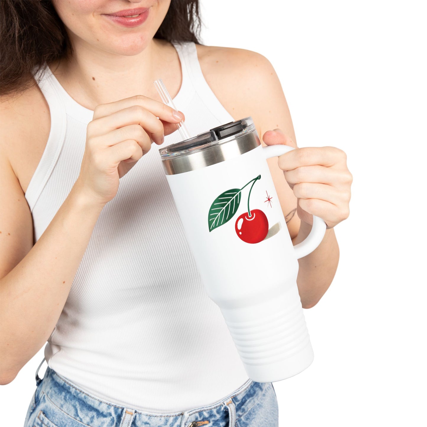 Cherry Travel Mug, 40oz