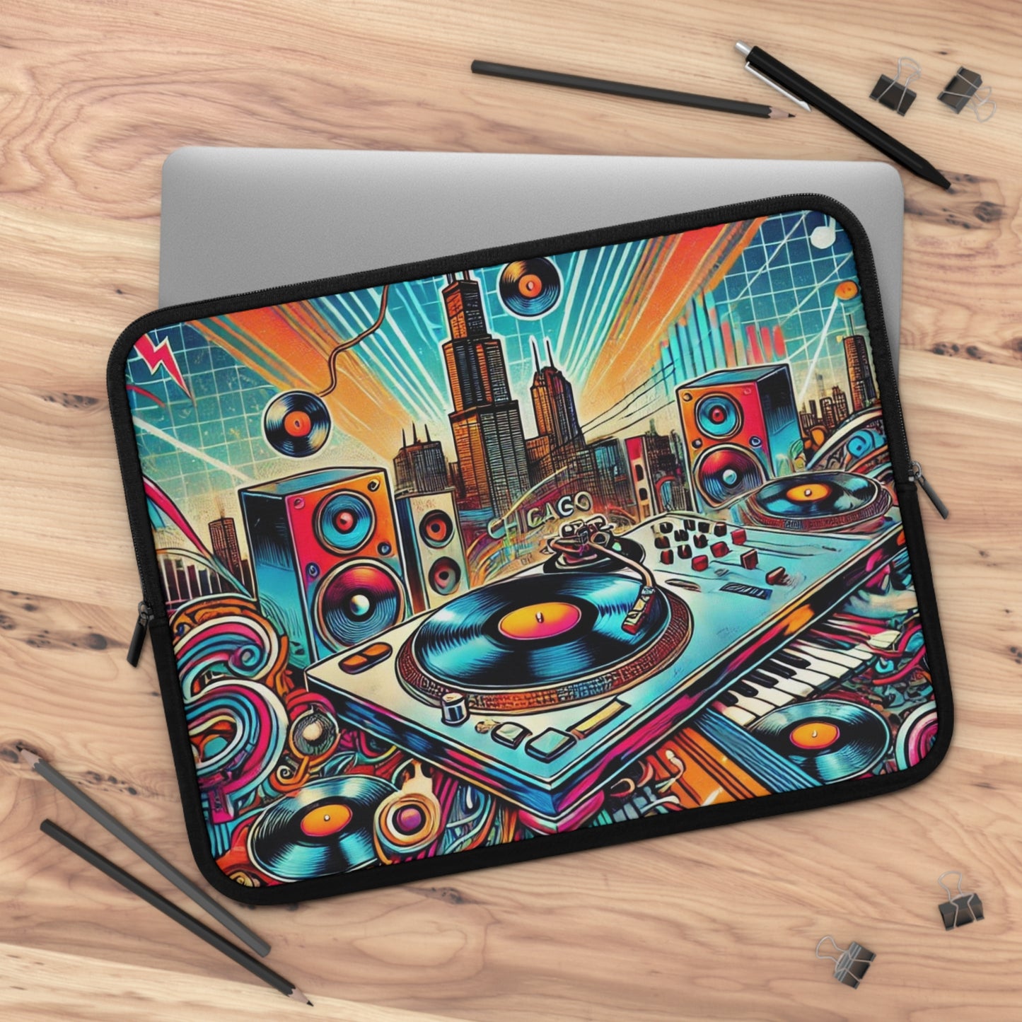 Chicago DJ Vida Laptop Sleeve