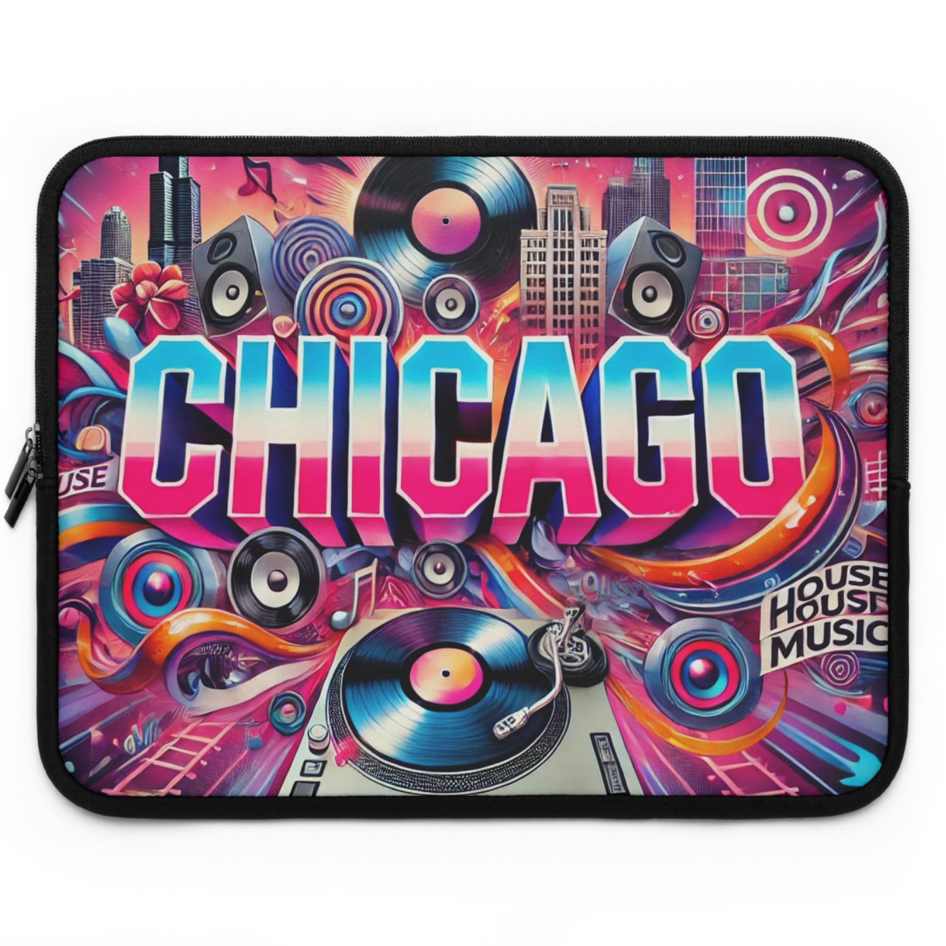 Chicago House Laptop Sleeve 7" to 17"