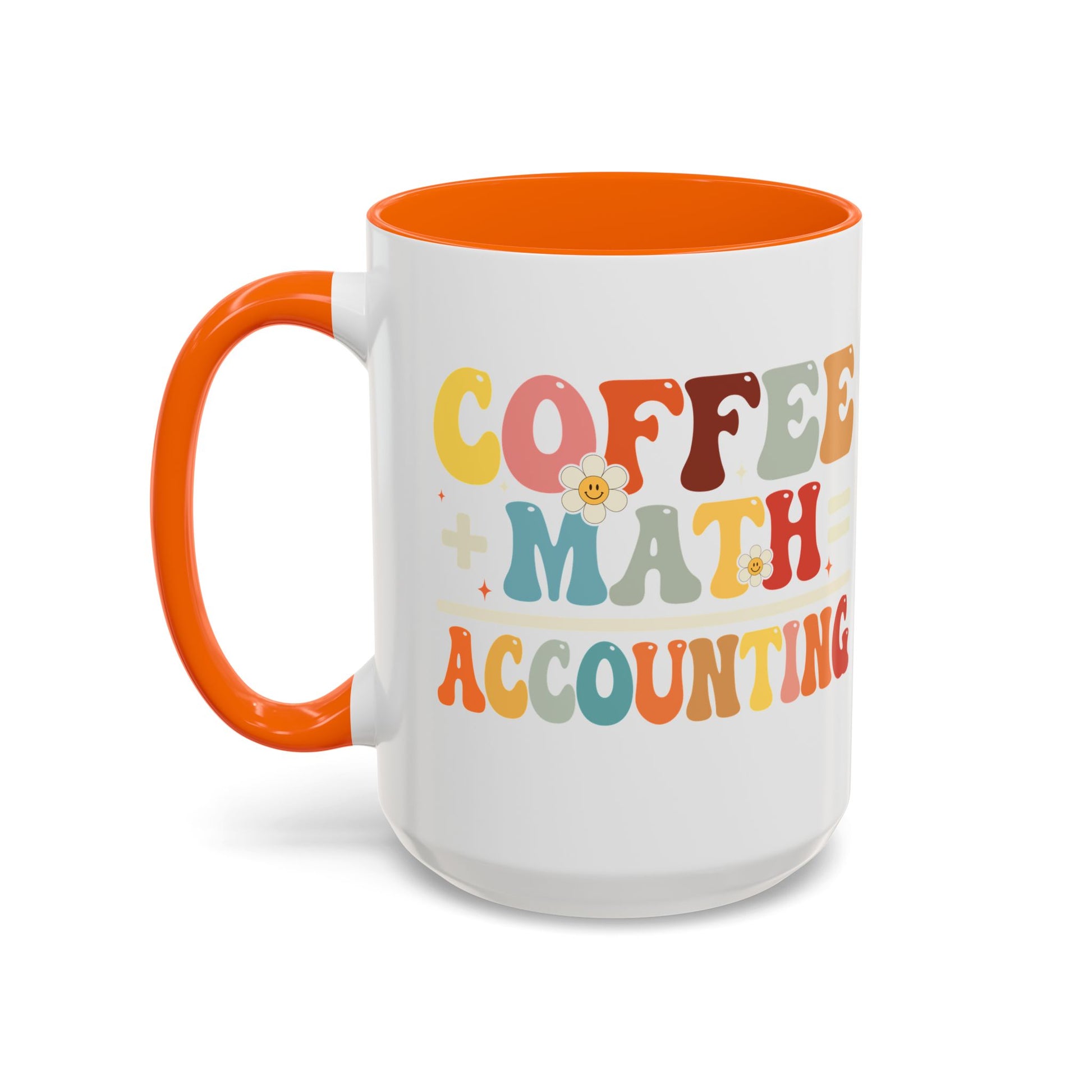 Coffee + Math = Accounting Accent Coffee Mug (15oz)