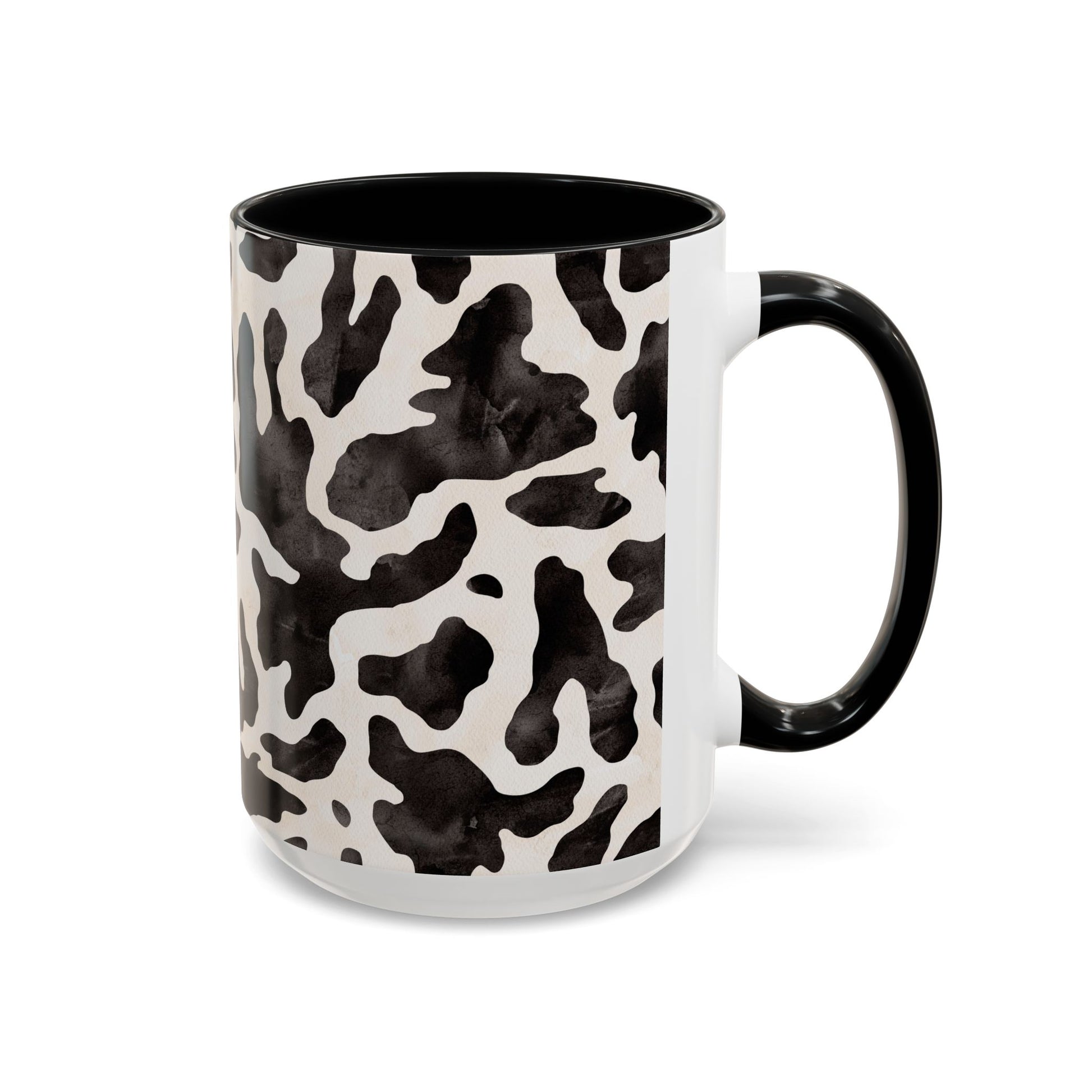 Cow Accent Coffee Mug 15oz