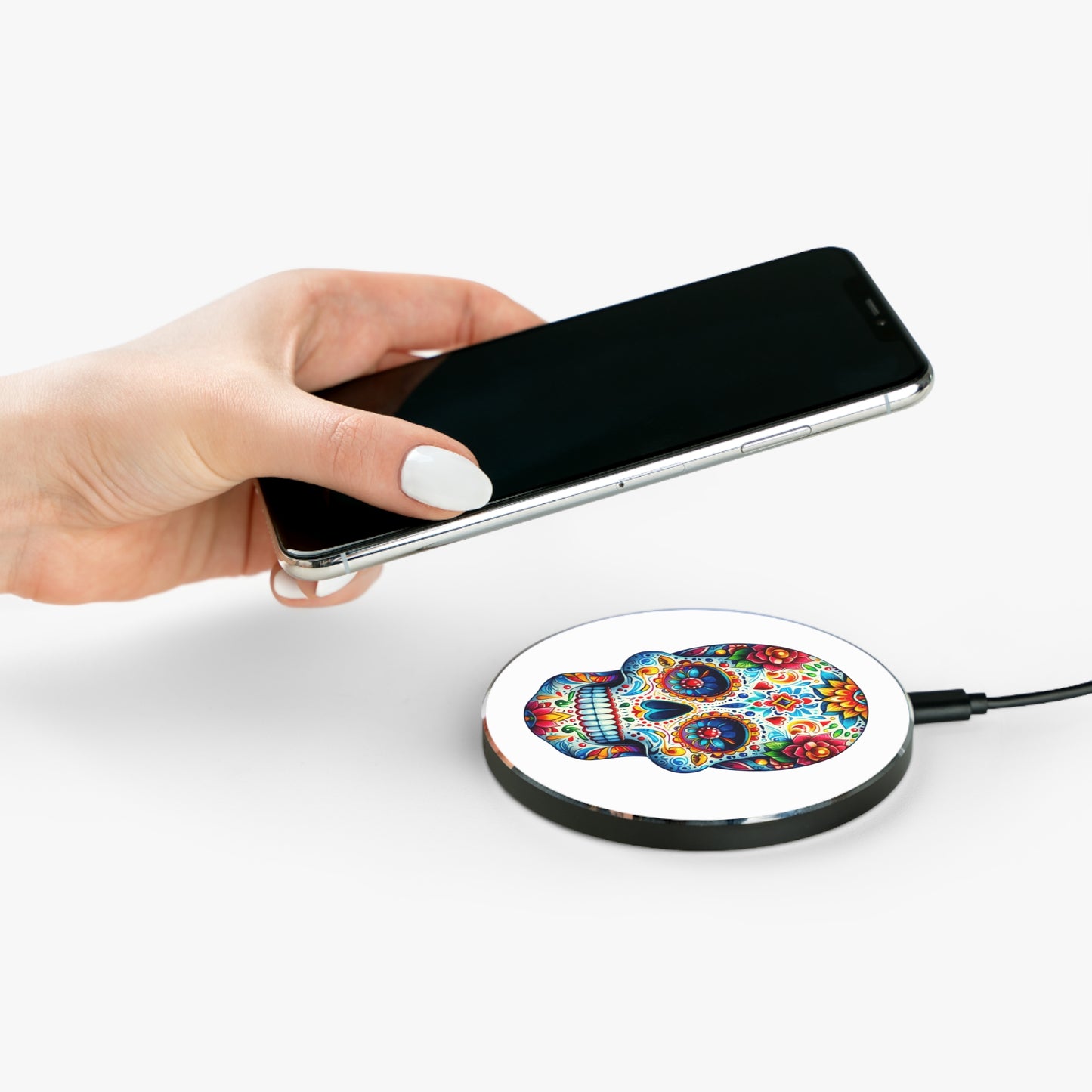 Day of the Dead Skull Wireless Charger