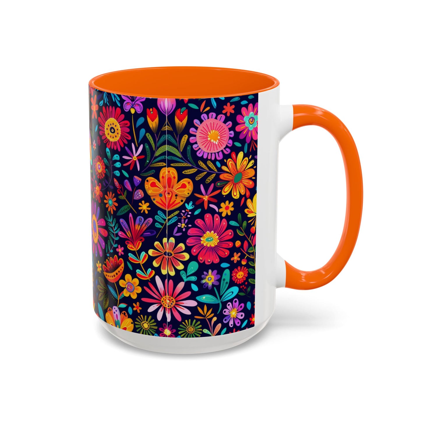 Flores Accent Coffee Mug (15oz).