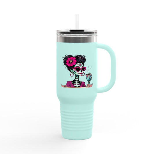 La Chismosa Insulated Travel Mug, 40oz