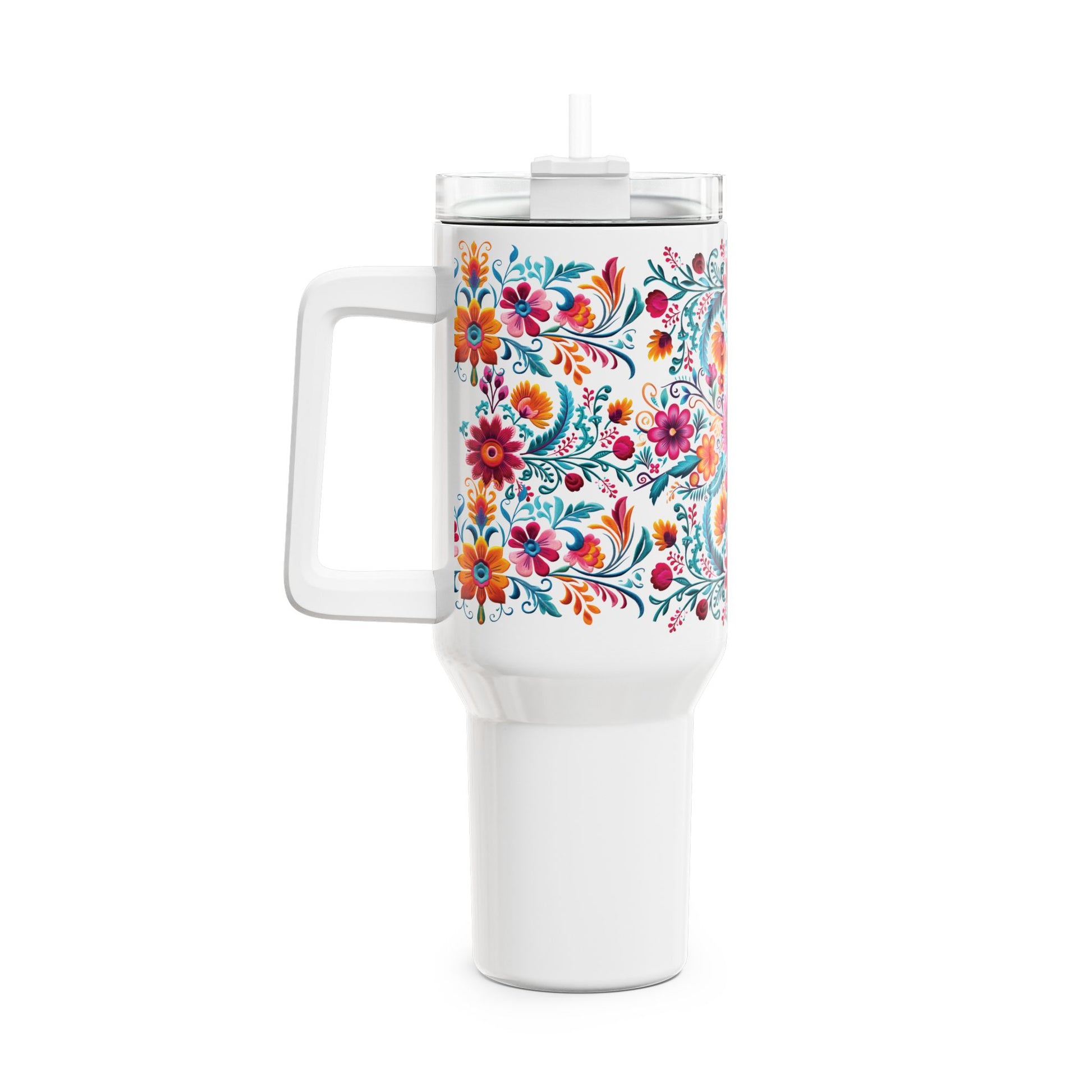 Mexican Embroidery Tumbler, 40oz.