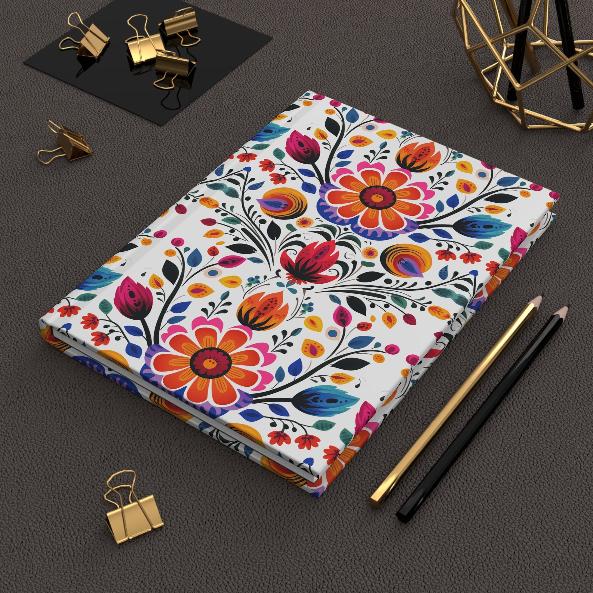 Mexican Flowers - Hardcover Journal Matte