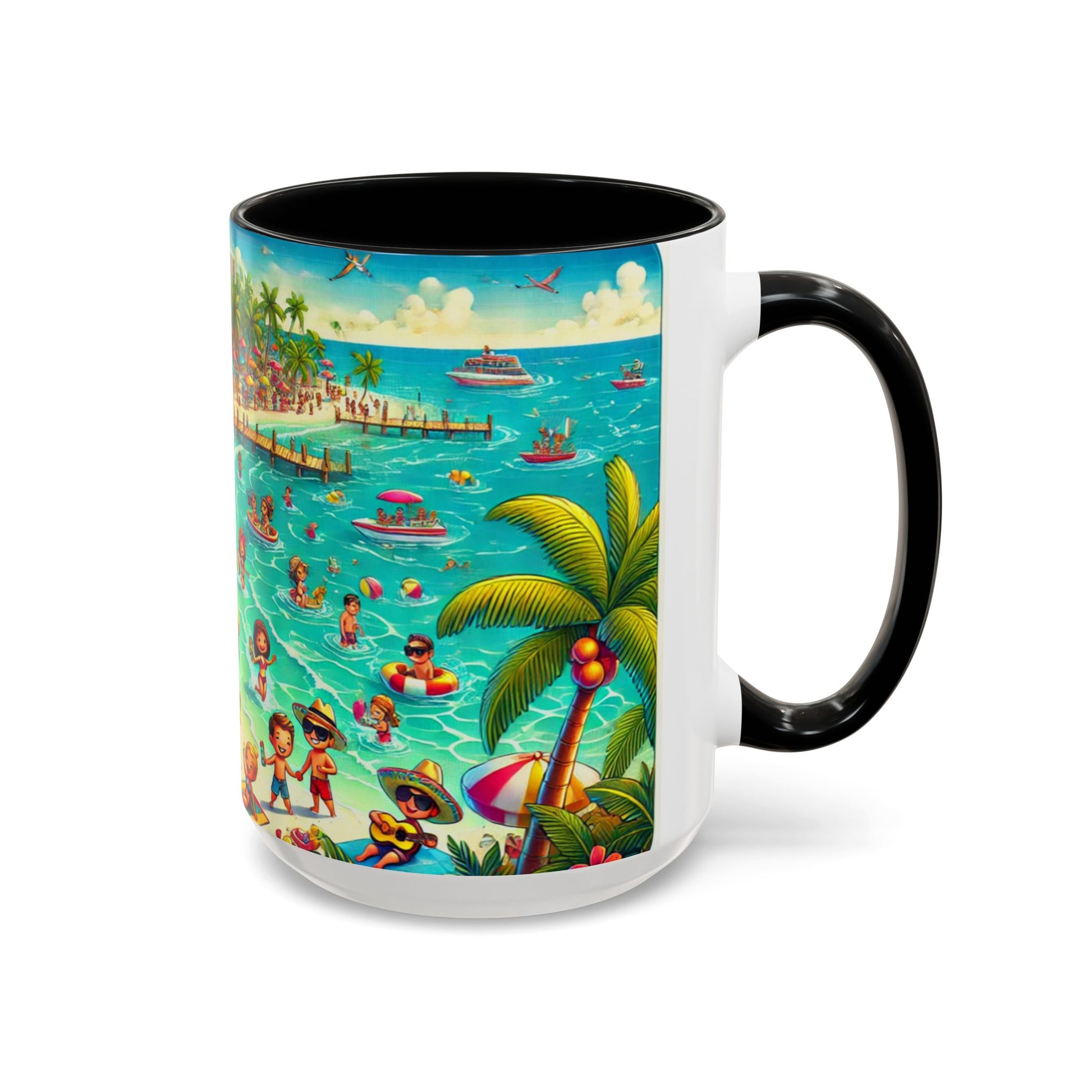 Mexico-Cancun- Accent Coffee Mug (15oz).