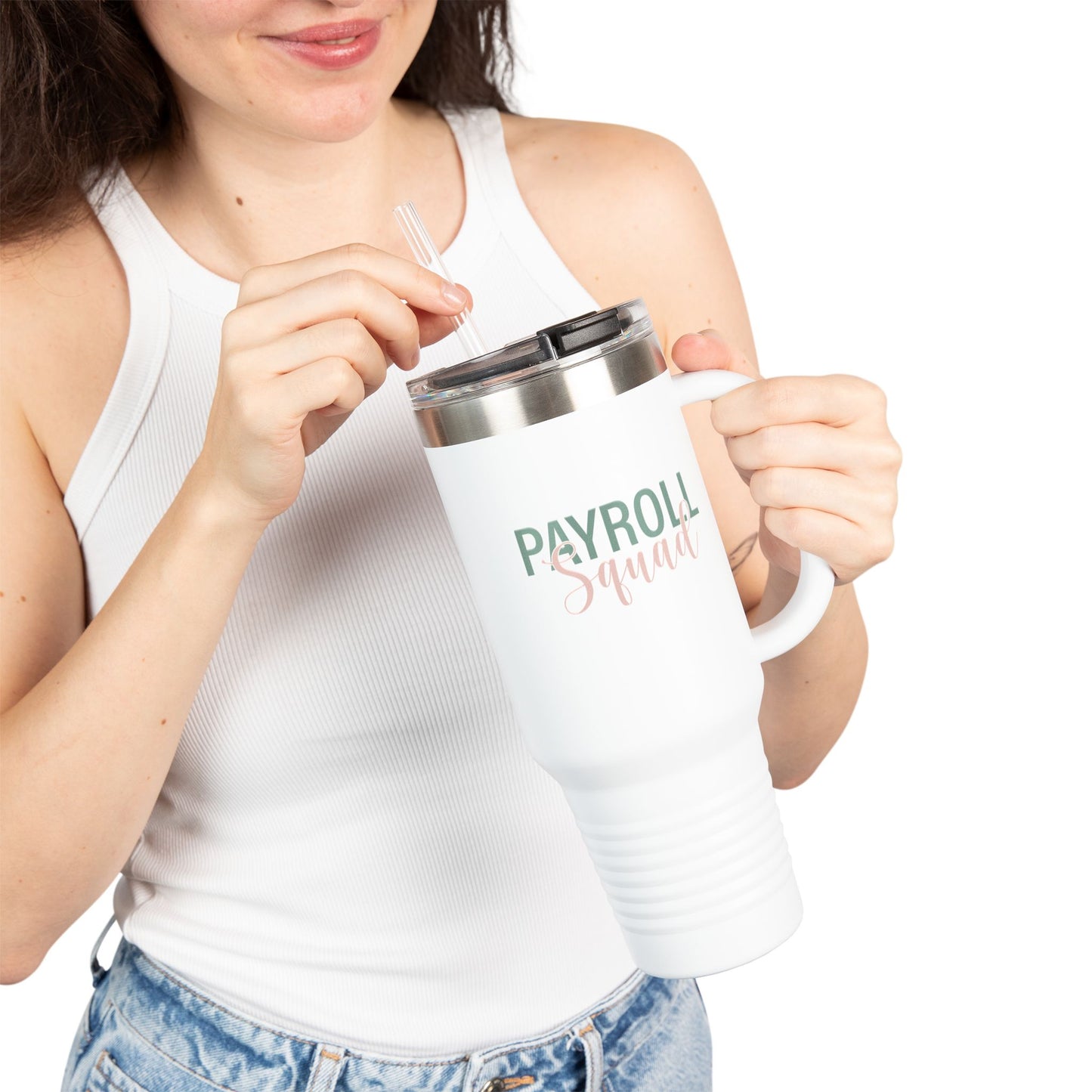 Payroll Squad Travel Mug, 40oz