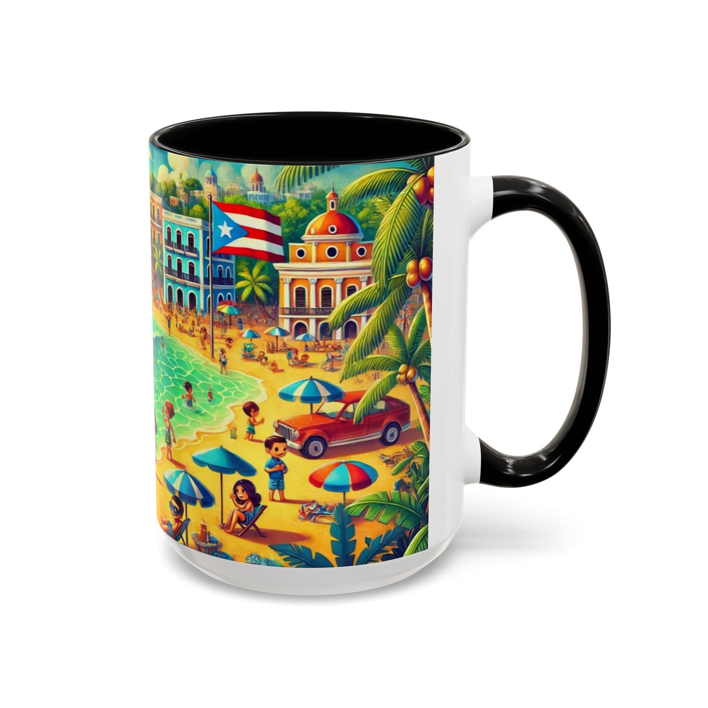 Puerto Rico Accent Coffee Mug (15oz).