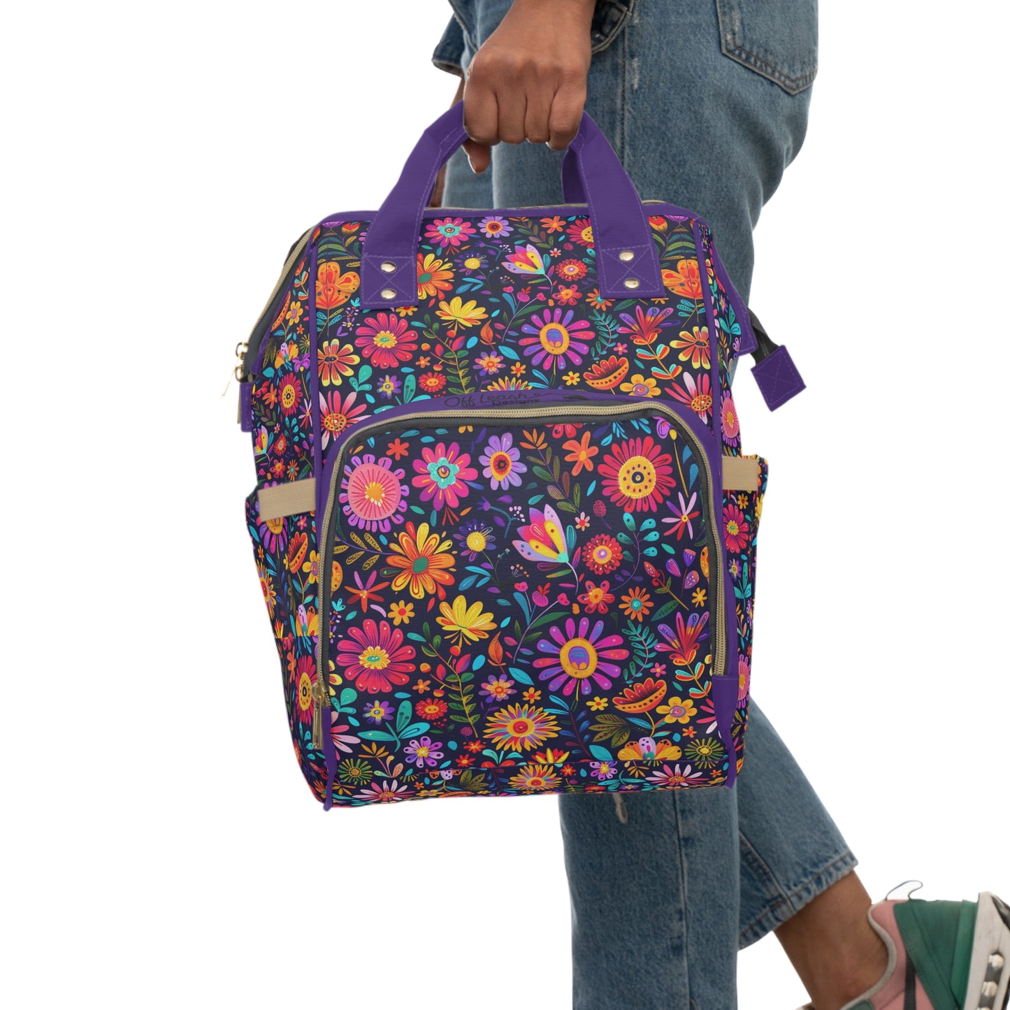 Wild Flores  Multifunctional Backpack.