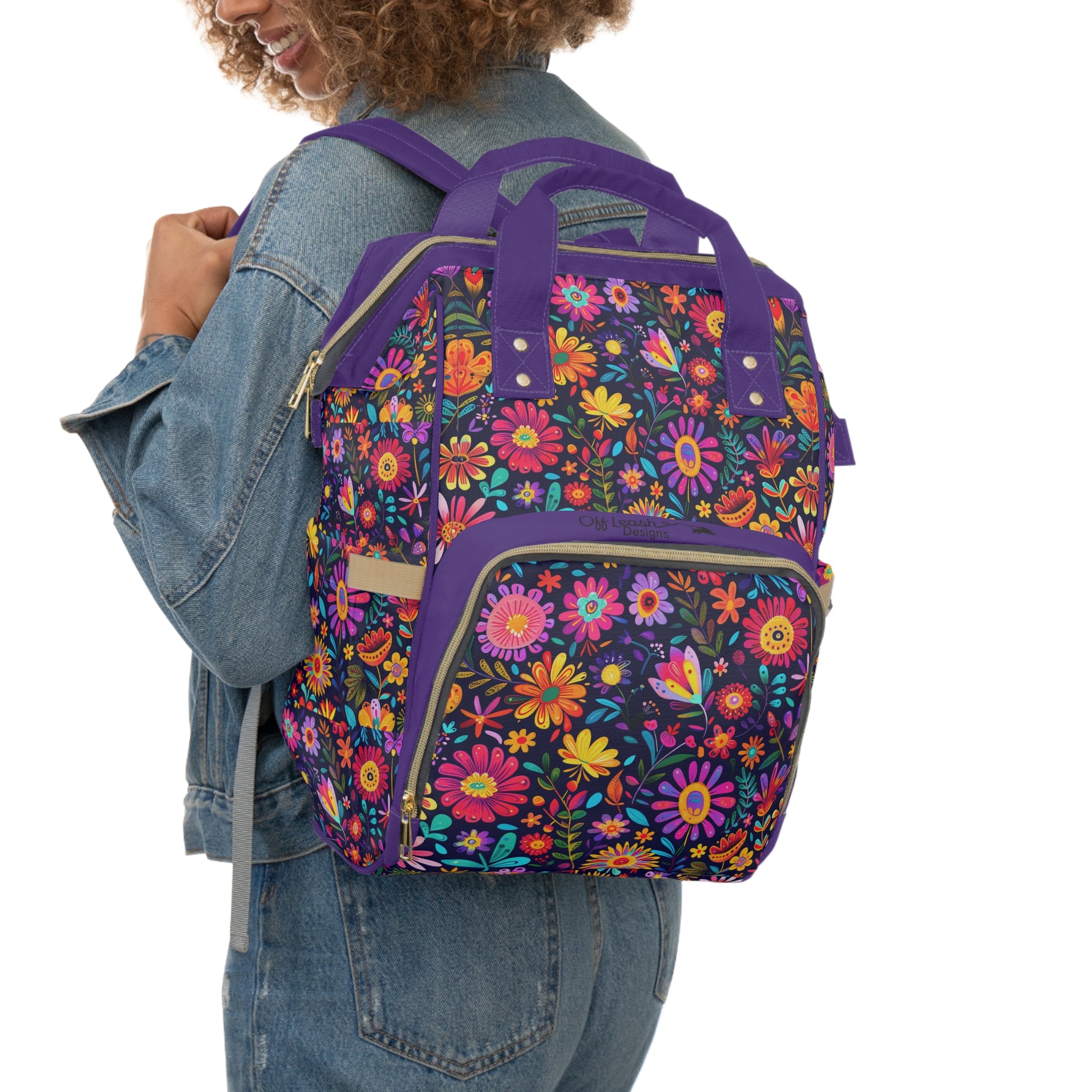 Wild Flores  Multifunctional Backpack